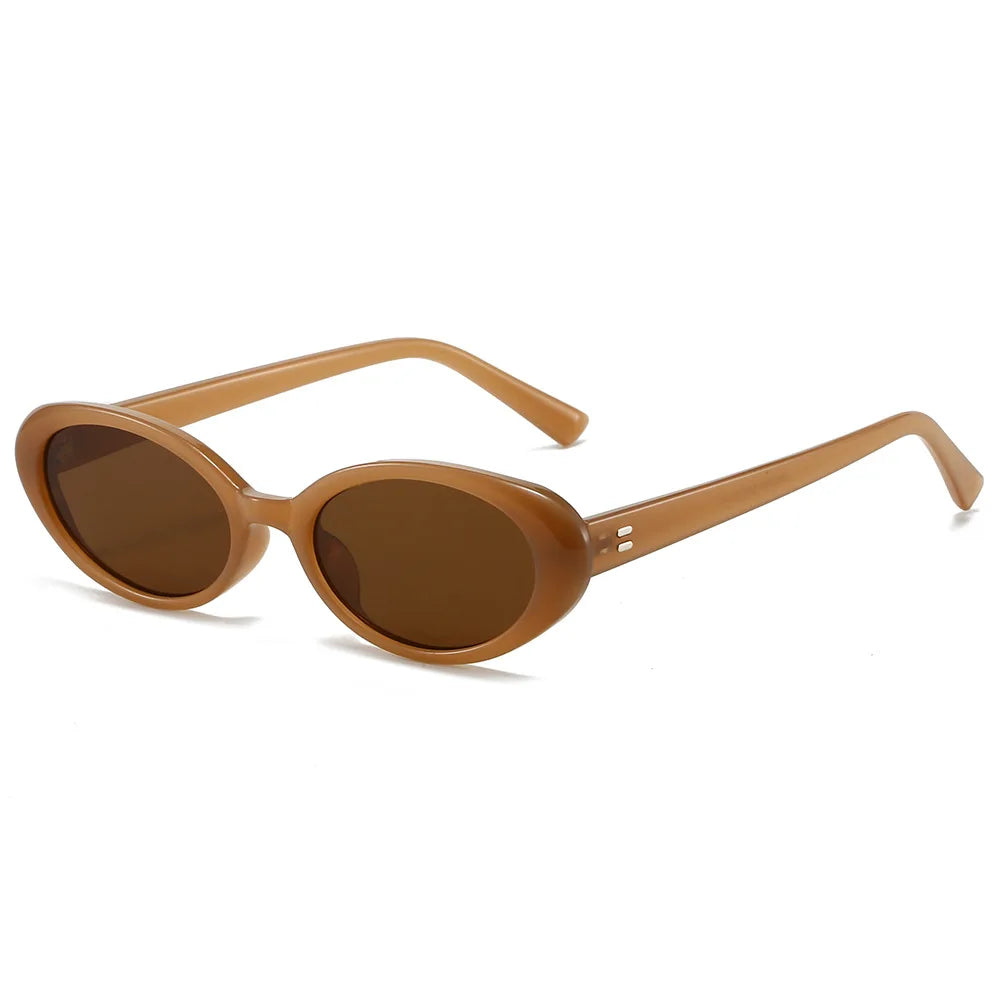 Vintage Oval Sunglasses - Glowlu