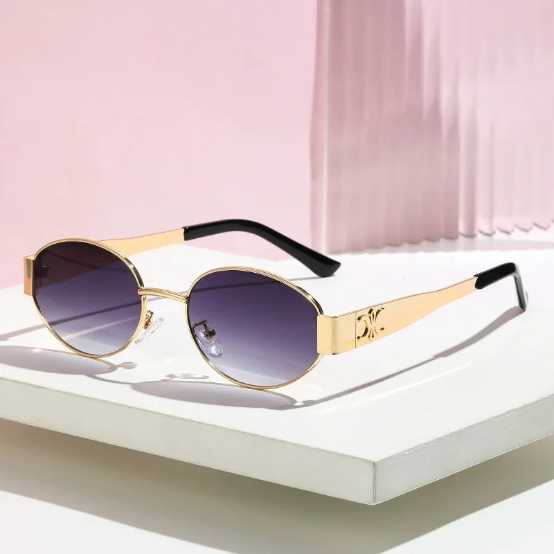 Luxury Oval Sunglasses - Glowlu