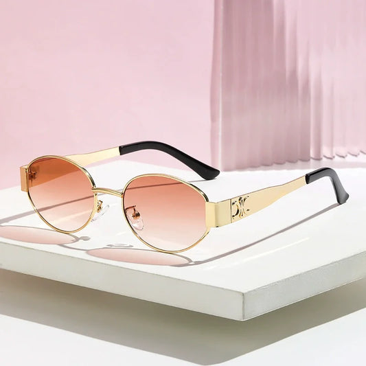 Luxury Oval Sunglasses - Glowlu
