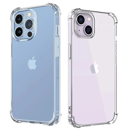Schokvrij transparant telefoonhoesje - glowlu