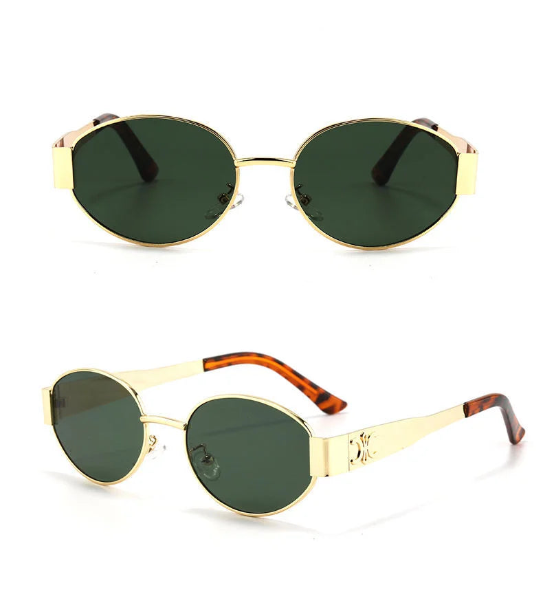 Luxury Oval Sunglasses - Glowlu